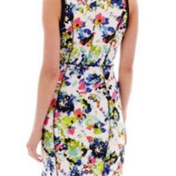 nicole by Nicole Miller Sleeveless Printed Dress L - Picture 2 of 2